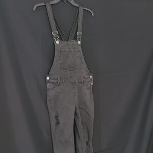 Justice Black Girls Denim Overalls
